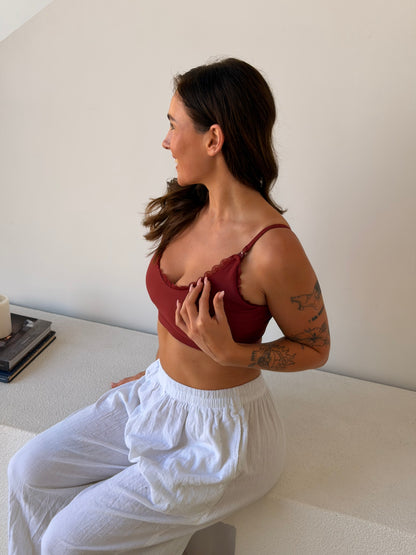 Staple Cherry Lace Bra
