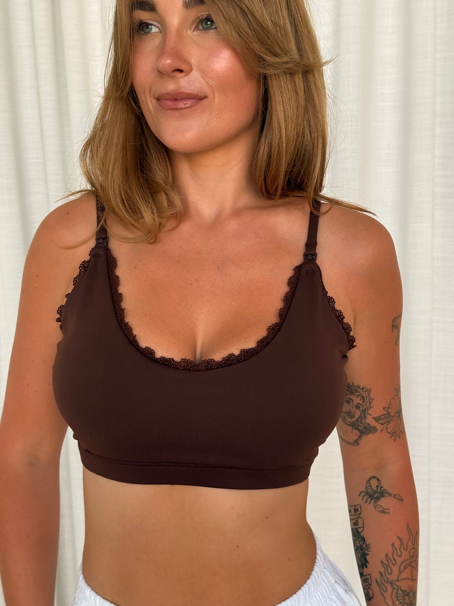 Staple Chocolate Lace Bra
