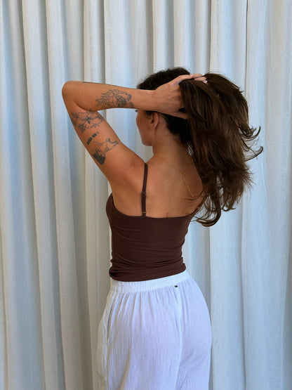 Staple Chocolate Lace Cami