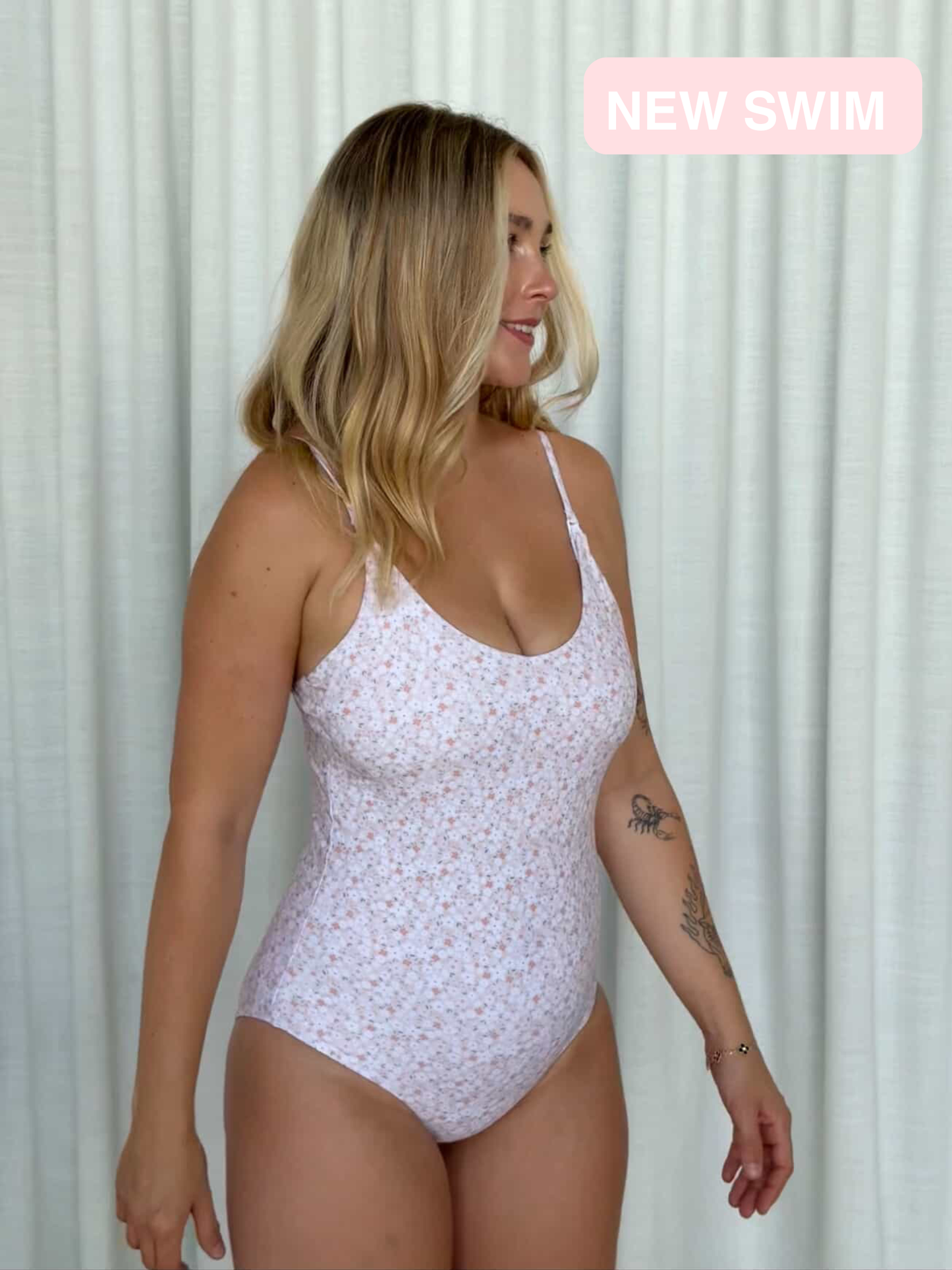 Fleur One-Piece Swimmer