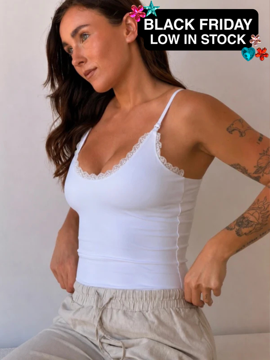 Staple White Lace Cami