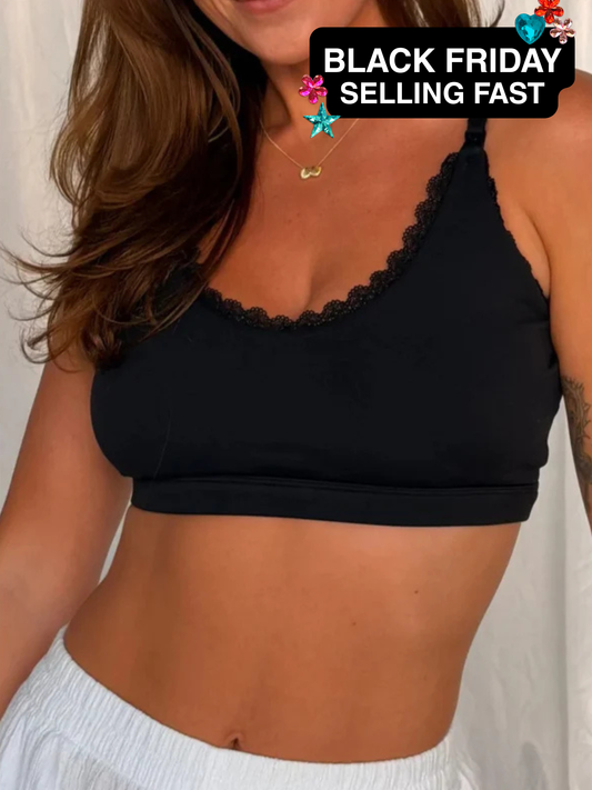 Staple Black Lace Bra